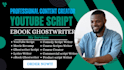 write true crime script true crime blog podcast script true crime youtube script