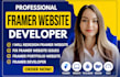 redesign framer website, fix framer website, framer portfolio, framer developer