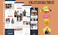 develop professional outlook HTML email template