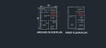 do autocad 2d floor plan, house plan and civil drafting
