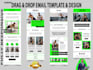 build editable online drag and drop email template