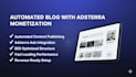 build an autoblog website with adsterra ads SEO optimization and fast loading