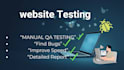 test your website, find bugs and provide UX feedback