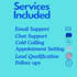 do cold calling, appointment setting, and customer service