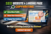 write SEO website copy and landing page copywriting