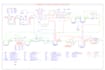 redraw schematic flow diagram, autocad, visio dwg