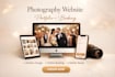 create photography and videography website with booking
