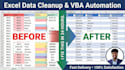 do excel data entry, cleaning, formatting, merging, splitting and PDF conversion