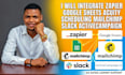 integrate zapier google sheets acuity scheduling mailchimp slack activecampaign
