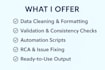clean, harmonize and prepare your datasets for analysis
