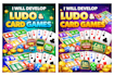develop multiplayer ludo card games and board games in unity with backend