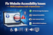 fix website accessibility issues wcagcompliance audit and optimization