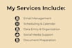 virtual assistant for data entry and admin support