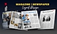 indesign magazine, newapaper layout
