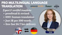 edit, proofread, format and translate french, spanish, chinese, german