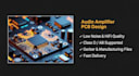 design high quality audio amplifier pcb with low noise,hifi,class d, ab circuits