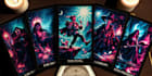 design a professional tarot or oracle deck with cohesive theme