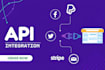 develop php rest api or integrate api in your website