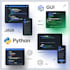 create programming projects in java, python, with gui
