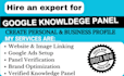 create verified google knowledge panel for entrepreneur