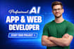 do ai mobile app development,ai website development,ai developer,ai automation
