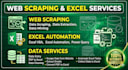 do web scraping, data extraction, excel vba automation, date clean, data entry