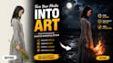 do realistic photo manipulation and photoshop compositing