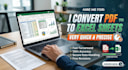 convert PDF to excel spreadsheet accurately and fast