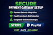 set up secure payment gateway and help reduce chargebacks