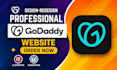 design godaddy website redesign godaddy website on godaddy website builder