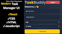 build a modern react web app with premium UI