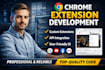 modify build safari extension, chrome extension, firefox extension