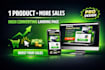 design high converting micro landing page for one product