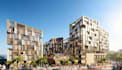 3d coastal areas,mixed use development,housing complex render,residential towers