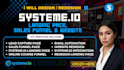 build systeme io landing page, systeme io sales funnel, systemeio website design