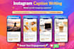 write scroll stopping instagram captions