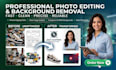 remove background and create a professional png image