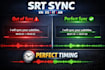 sync and align english french spanish translation srt subtitles for your video