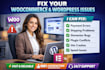 fix woocommerce issues payment shipping elementor bugs and wordpress errors