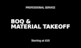 do accurate quantity takeoff and boq for construction projects