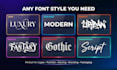 create a custom font or typography for your brand or logo
