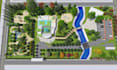 create landscape 2d site plan, planting plan, material list as a garden