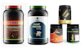 premium fitness supplement label design