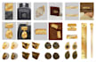 design metal tags, barcode stickers, qr code, buttons