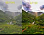 do professional video color grading and color correction for cinematic look