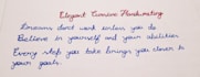 write neat and aesthetic handwritten notes or letters