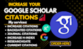 increase google scholar citations, backdate citations in high index journal
