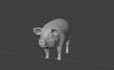 create a 3d gameready lowpoly model