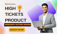 shopify high ticket dropshipping store high ticket winning product research