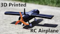 create 3d printable rc plane design with stl and print ready files